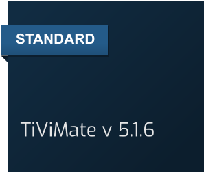 STANDARD TiViMate v 5.1.6